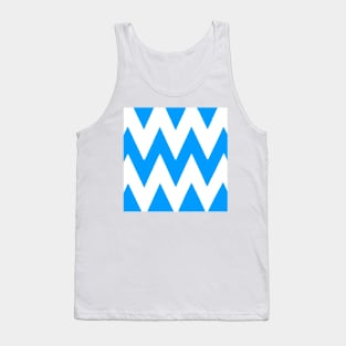 Chevron Blue Tank Top